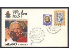 1983 - REPUBBLICA - BUSTA VISITA DI PAPA GIOVANNI PAOLO II° SESTO S.GIOVANNI - LOTTO/31740