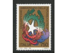1996 - REPUBBLICA - CINQUANTENARIO DELLA REPUBBLICA - NUOVO - LOTTO/2257N