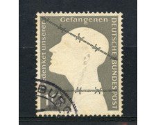 1953 - GERMANIA FEDERALE - 10p. PRIGIONIERI DI GUERRA - USATO - LOTTO/30775
