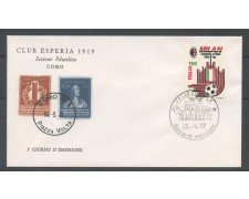 1992 - REPUBBLICA - MILAN CAMPIONE D'ITALIA - BUSTA FDC - LOTTO/31772