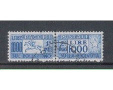 1957/78 - LOTTO/7796U - REPUBBLICA - 1000 LIRE PACCHI - USATO