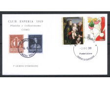 2019 - ITALIA REPUBBLICA - NATALE 2v. - BUSTA FDC - LOTTO/36356