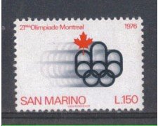 1976 - LOTTO/7967 - SAN MARINO - OLIMPIADE DI MONTREAL