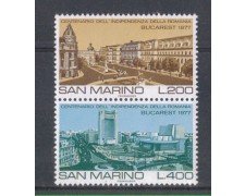 1977 - LOTTO/7978 - SAN MARINO -  VEDUTE DI BUCAREST 2v. - NUOVI