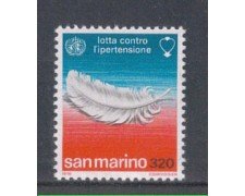 1978 - LOTTO/7985 - SAN MARINO - IPERTENSIONE