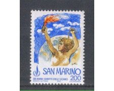 1978 - LOTTO/7990 - SAN MARINO - DIRITTI UOMO