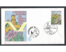 1980 - LOTTO/8010ZA - SAN MARINO - TURISMO - FDC