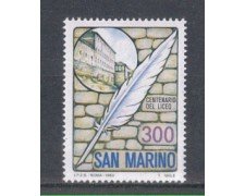 1983 - LOTTO/8034 - SAN MARINO - LICEO DI STATO