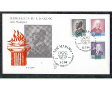 1984 - LOTTO/8042Z - SAN MARINO - COMITATO OLIMPICO - FDC