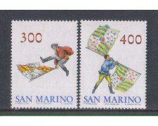 1984 - LOTTO/8044 - SAN MARINO - SBANDIERATORI
