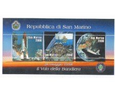 1998 - LOTTO/8193 - SAN MARINO - BANDIERA NELLO SPAZIO - FOGLIETTO