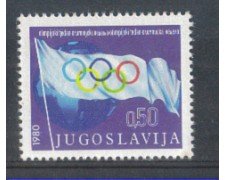 1980 - LOTTO/4996 - JUGOSLAVIA - SETTIMANA OLIMPICA