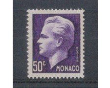 1950 - LOTTO/8605AL - MONACO - 50c. VIOLETTO RANIERI III°