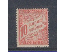 1905 - LOTTO/4954T3 - MONACO - 10c. ROSA SEGNATASSE
