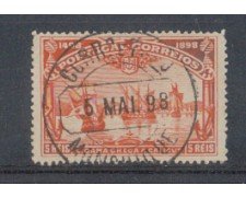 1898 - LOTTO/9654BU - PORTOGALLO - 5r. SCOPERTA INDIE - USATO