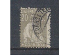 1923 - LOTTO/9669HU - PORTOGALLO - 20c. GRIGIO - USATO
