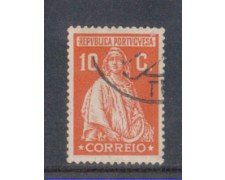 1926 - LOTTO/9679FU - PORTOGALLO - 10c. ROSSO - USATO