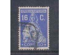 1926 - LOTTO/9679HU - PORTOGALLO - 16c. OLTREMARE - USATO