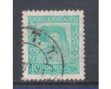 1935 - LOTTO/9696DU - PORTOGALLO - 10c. VERDE - USATO
