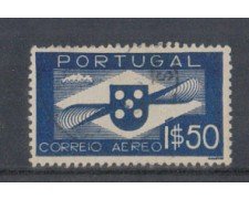 1936 - LOTTO/9697AU - PORTOGALLO - 1,50e. POSTA AEREA - USATO