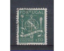 1945 - LOTTO/9719BU - PORTOGALLO - 50c. SCUOLA NAVALE - USATO