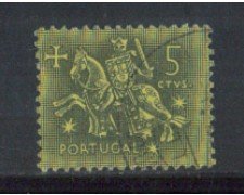 1953 - LOTTO/9745AU - PORTOGALLO - 5c. SIGILLO RE DENIS - USATO