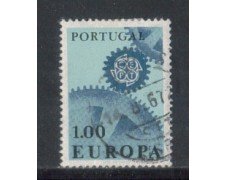 1967 - LOTTO/9818AU - PORTOGALLO - 1e. EUROPA - USATO