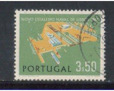 1967 - LOTTO/9821CU - PORTOGALLO - 3,50e. CANTIERE NAVALE- USATO