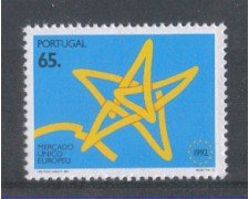 1992 - LOTTO/POR1925 - PORTOGALLO - 65e. MERCATO UNICO - NUOVO