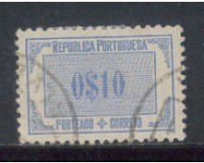 1933 - LOTTO/PORST50U - PORTOGALLO - 10c. SEGNATASSE - USATO
