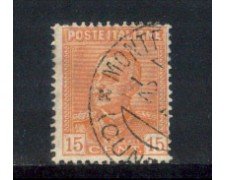 1929 - LOTTO/REG240U - REGNO - 15c. VITT. EMANUELE - USATO