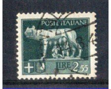 1929 - LOTTO/REG256U - REGNO - 2,55 LIRE IMPERIALE - USATO