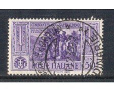 1932 - LOTTO/REG319U - REGNO - 50c. G.GARIBALDI - USATO