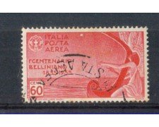1935 - LOTTO/REGA92U - REGNO - AEREA - 60c. BELLINI - USATO