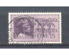 1933 - LOTTO/REGPN14U - REGNO - 15c. POSTA PNEUMATICA USATO
