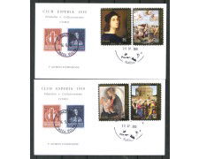 2020 - ITALIA REPUBBLICA - RAFFAELLO SANZIO  - 2 BUSTE FDC - LOTTO/36378
