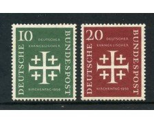 1956 - GERMANIA FEDERALE - CHIESA AEVANGELICA 2v. - LINGUELLATI - LOTTO/11869L