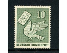 1956 - GERMANIA FEDERALE - GIORNATA DEL FRANCOBOLLO - LINGUELLATO - LOTTO/30795L