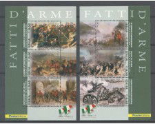 2011 - REPUBBLICA - FATTI D'ARME  2 FOGLIETTI - NUOVI - LOTTO/37208