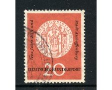 1957 - GERMANIA FEDERALE - 20p. CITTA' DI ASCHAFFENBURG - USATO - LOTTO/30810U