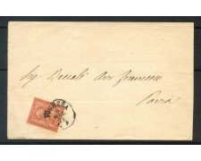 1871 - REGNO - 2 cent. TIRATURA TORINO SU BUSTA ANNULLO VOGHERA - LOTTO/31818