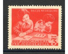1951 - JUGOSLAVIA - SETTIMANA INFANZIA - NUOVO - LOTTO/33772