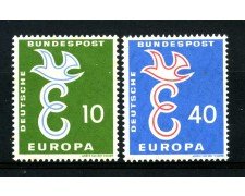 1958 - GERMANIA FEDERALE - EUROPA 2v - LINGUELLATI - LOTTO/30832