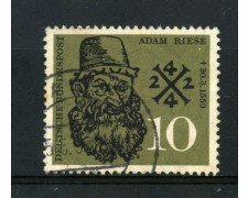 1959 - GERMANIA FEDERALE - 10p. ADAM  RIESE - USATO - LOTTO/30839U