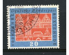1959 - GERMANIA FEDERALE - 20p. CITTA' DI BUXTEHUDE - USATO - LOTTO/30842U