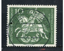 1961 - GERMANIA FEDERALE - 10p. S. GIORGIO - USATO - LOTTO/30858U