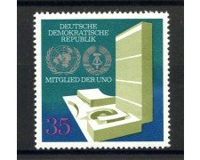 1973 - GERMANIA DDR - AMMISSIONE  ALL'ONU - NUOVO - LOTTO/36471