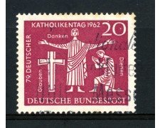 1962 - GERMANIA FEDERALE - 20p. GIORNATA CATTOLICA - USATO - LOTTO/30867U