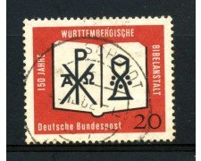 1962 - GERMANIA FEDERALE - ISTITUTO BIBLICO DEL WURTTEMBERG - USATO - LOTTO/30868U