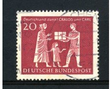 1963 - GERMANIA FEDERALE - 20p. ORGANIZZAZIONI BENEFICHE - USATO - LOTTO/30872U